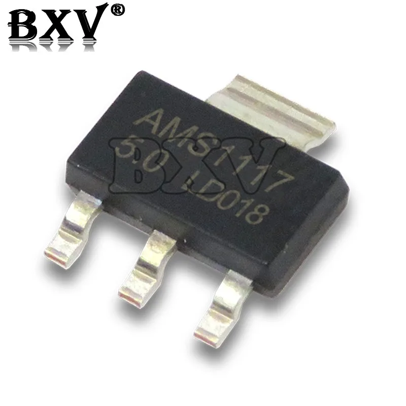 50PCS/LOT AMS1117 AMS1117-3.3V AMS1117-ADJ AMS1117-1.8 AMS1117-1.2 AMS1117-5.0 AMS1117-2.5 AMS1117-3.3 AMS1117-5.0 AMS1117-1.5