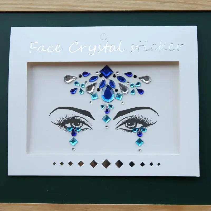 Glitter High-quality Express Your Style Fashionable Shimmering Adorn Yourself Makeup Sticker For Gypsy Look Fashion Elegant 3d