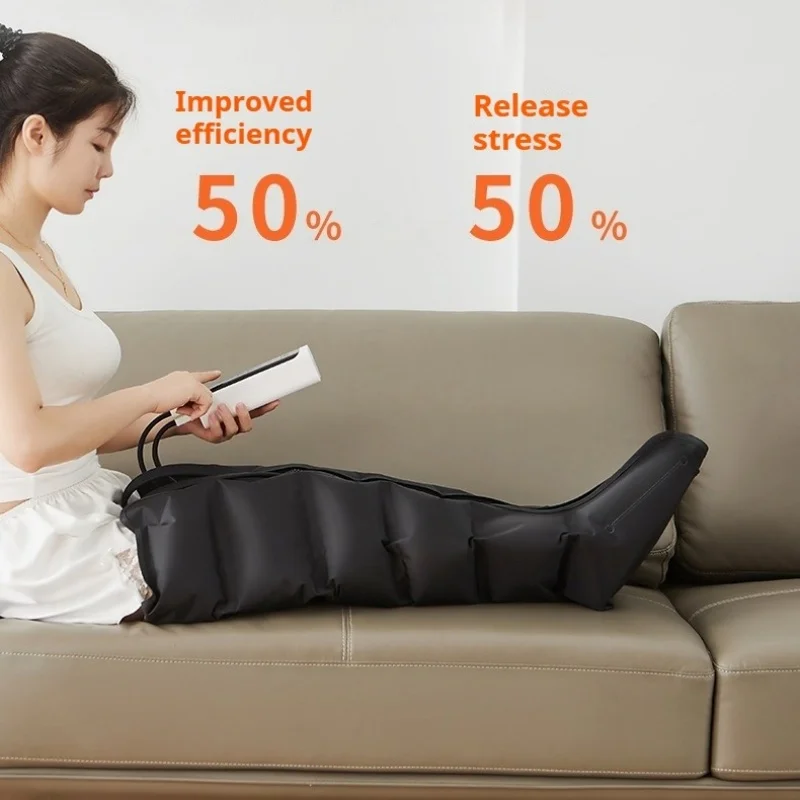 Jinkairui Leg Massager Foot Air Pressure Massage Boots Leg Foot Air Wave Massager Relieves Leg Muscles