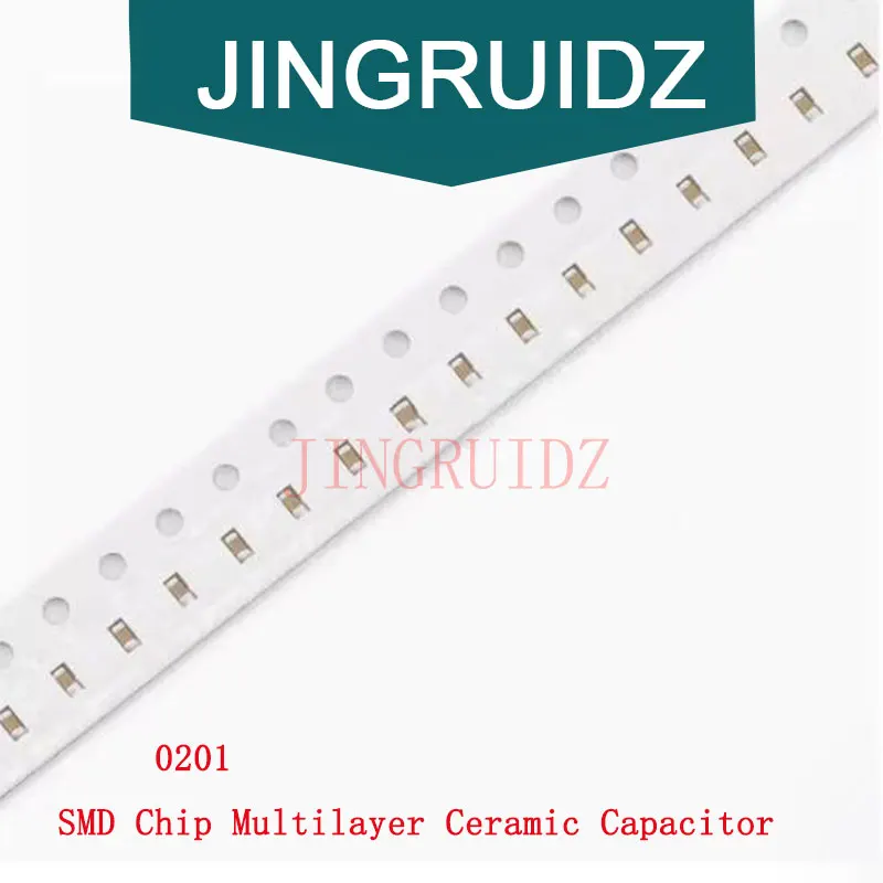 100PCS GRM033R61A105ME44D 0201 X5R 105M 1uF 10V ±20% SMD MLCC SMD capacitor