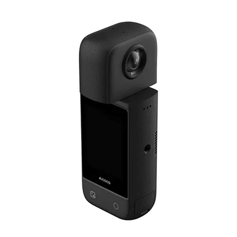 Aicoco-Pocket action camera onAir 4K, wireless live streaming camcorder with rotating screen