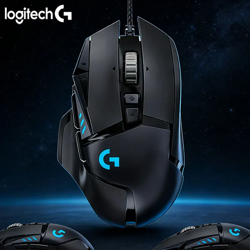 

Игровая мышь Logitech G502 LIGHTSPEED с низкой задержкой, точным колесом прокрутки для киберспорта и офиса, совместима с ноутбуками