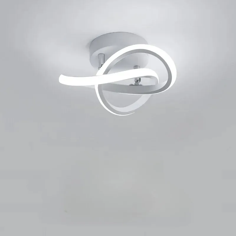 

23W Modern Design Ceiling Light Tri-color Changeable Black White Style Light for Dining Room Bedroom Decorative Lighting Fixture