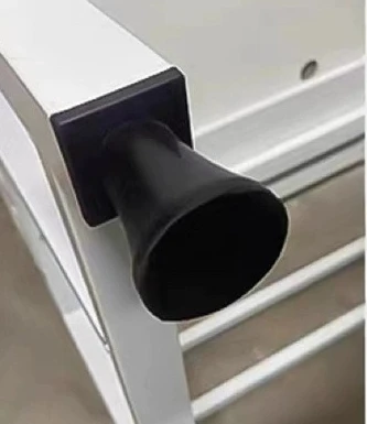 4Pcs M6 M8 Rubber Adjustable Feet Pad With Screw Table Chair Balck Leveling Foot Pad Furniture Leg Anti-shock Protecti