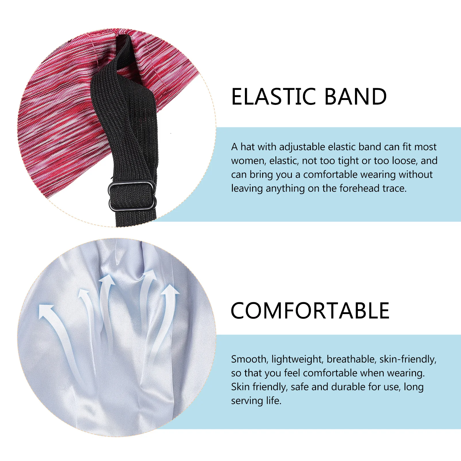 

1Pcs Supple Satin Sleep Hat for Women Loose Hair Hat Comfortable Long-Lasting Night Sleep Cap Ideal Gift for Mom Wife Friend