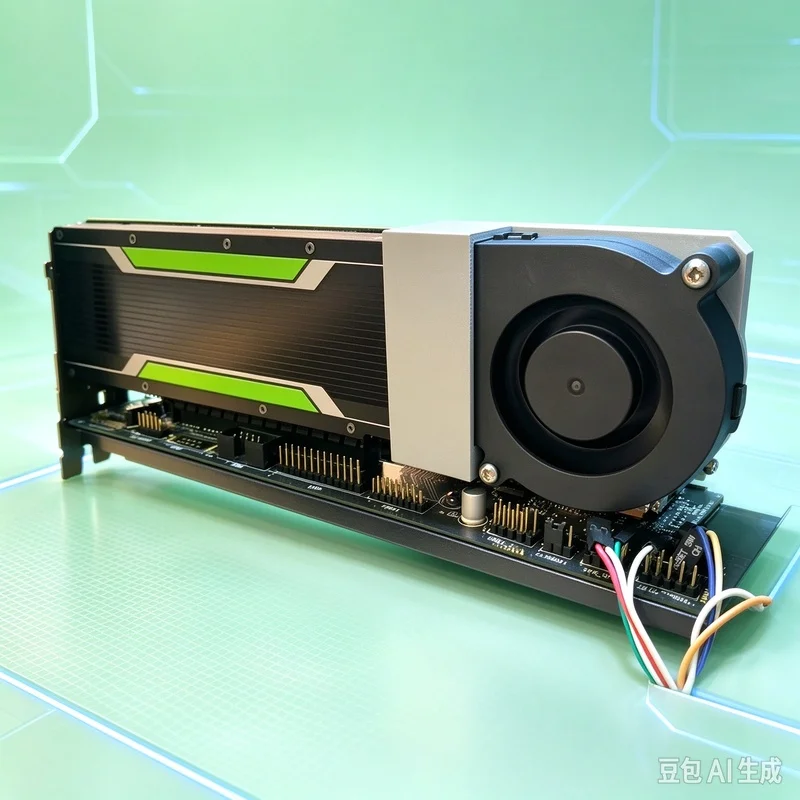 New A+ For NVIDIA For Tesla P4 M4 T4 Low-Profile GPU 60mm Turbo Cooling Fan Assembly