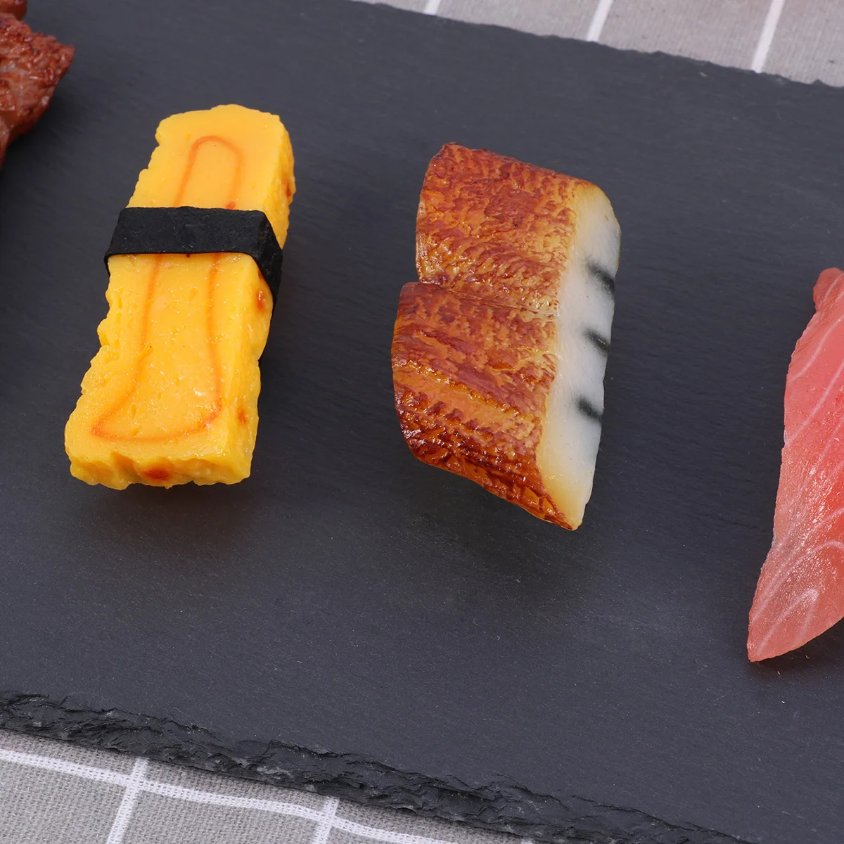 

Натуральная прямоугольная тарелка, черный 40x20 см, каменный поднос для торта, суши, пиццы, сыра, фруктов, натуральная тарелка