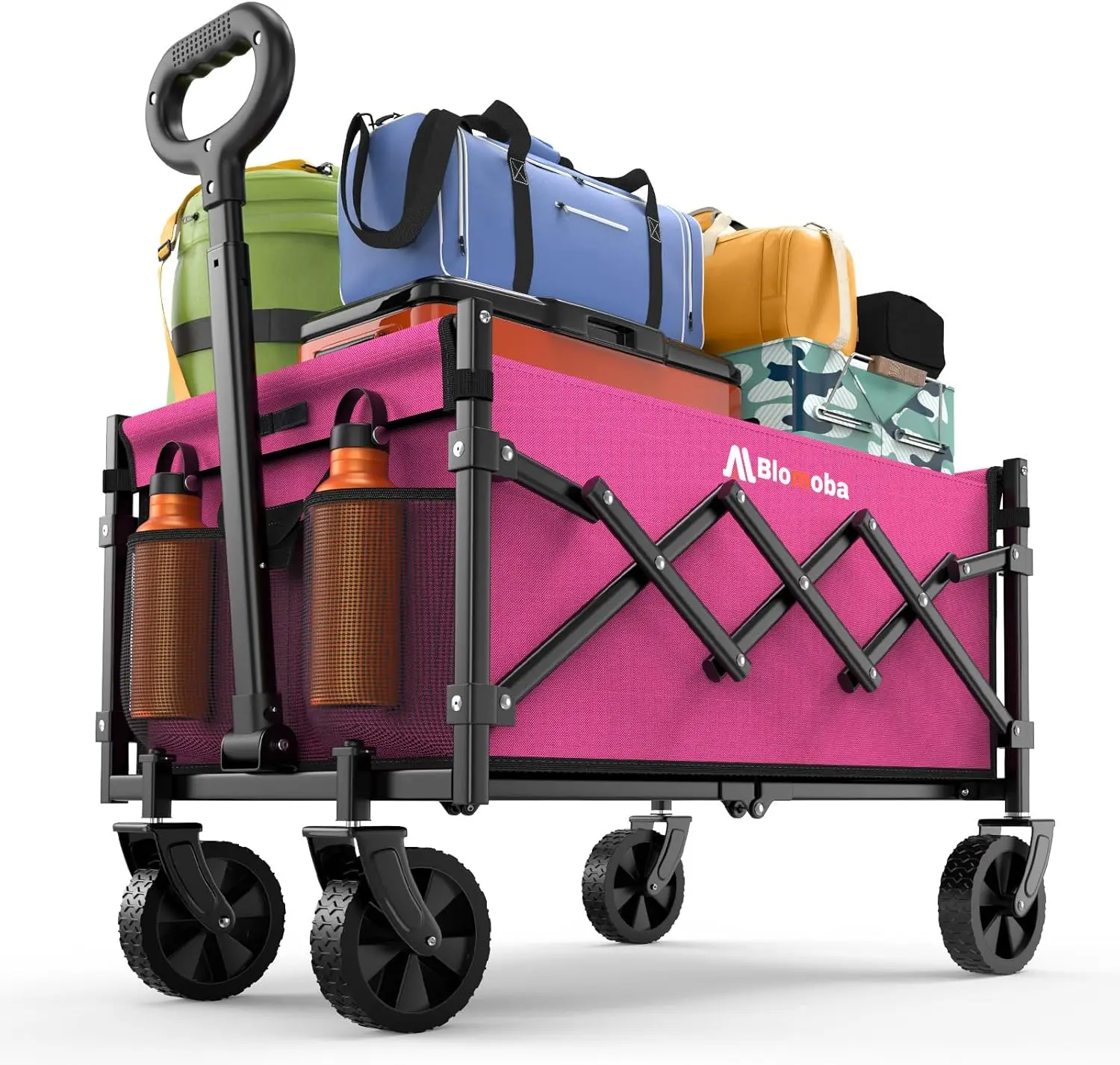 

Складной универсал с колесами, 220 фунтов, тележки, складная тележка-тележка с гибкой ручкой, легкая портативная складная универсальная тележка