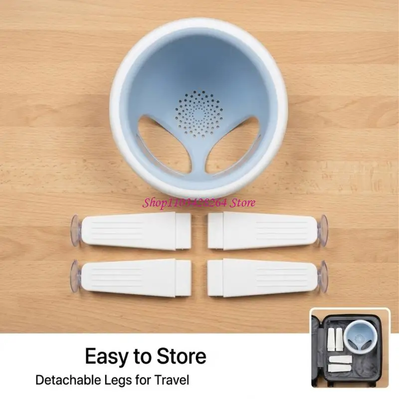 

Baby Bath Ergonomic Design Infant Shower Chair Strong Suction Cups For Safe Comfortable Bathing and Showering