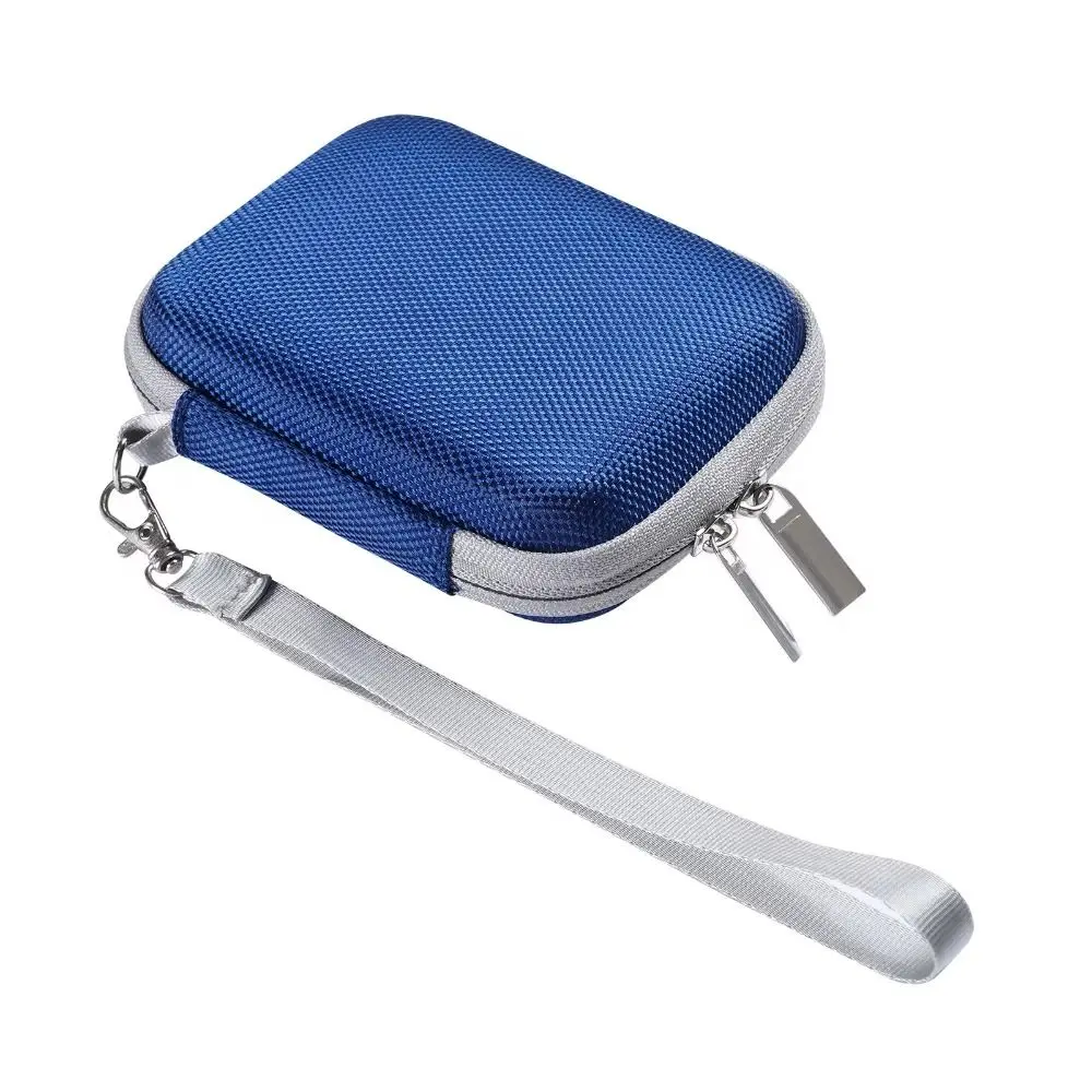 Portable Storage Bag Anti Scratch with Lanyard Carrying Case Shockproof Waterproof for Samsung SSD T7 Shield/T9 4TB 2TB 1TB