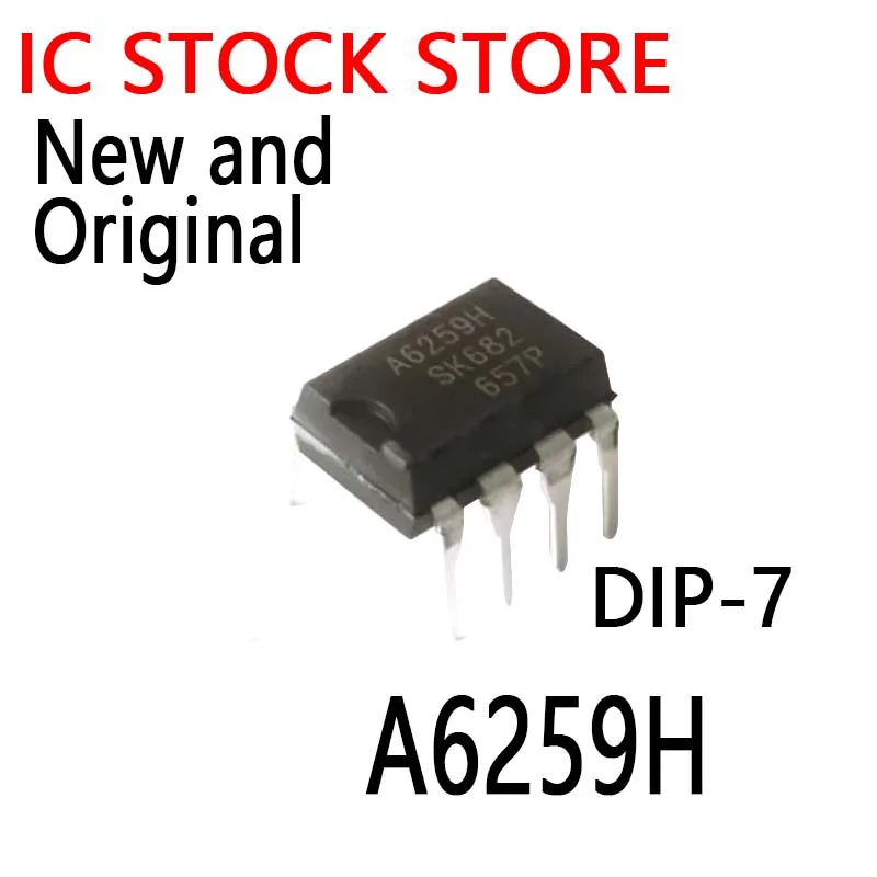 5PCS New and Original  DIP-7 LCD management chip A6259H