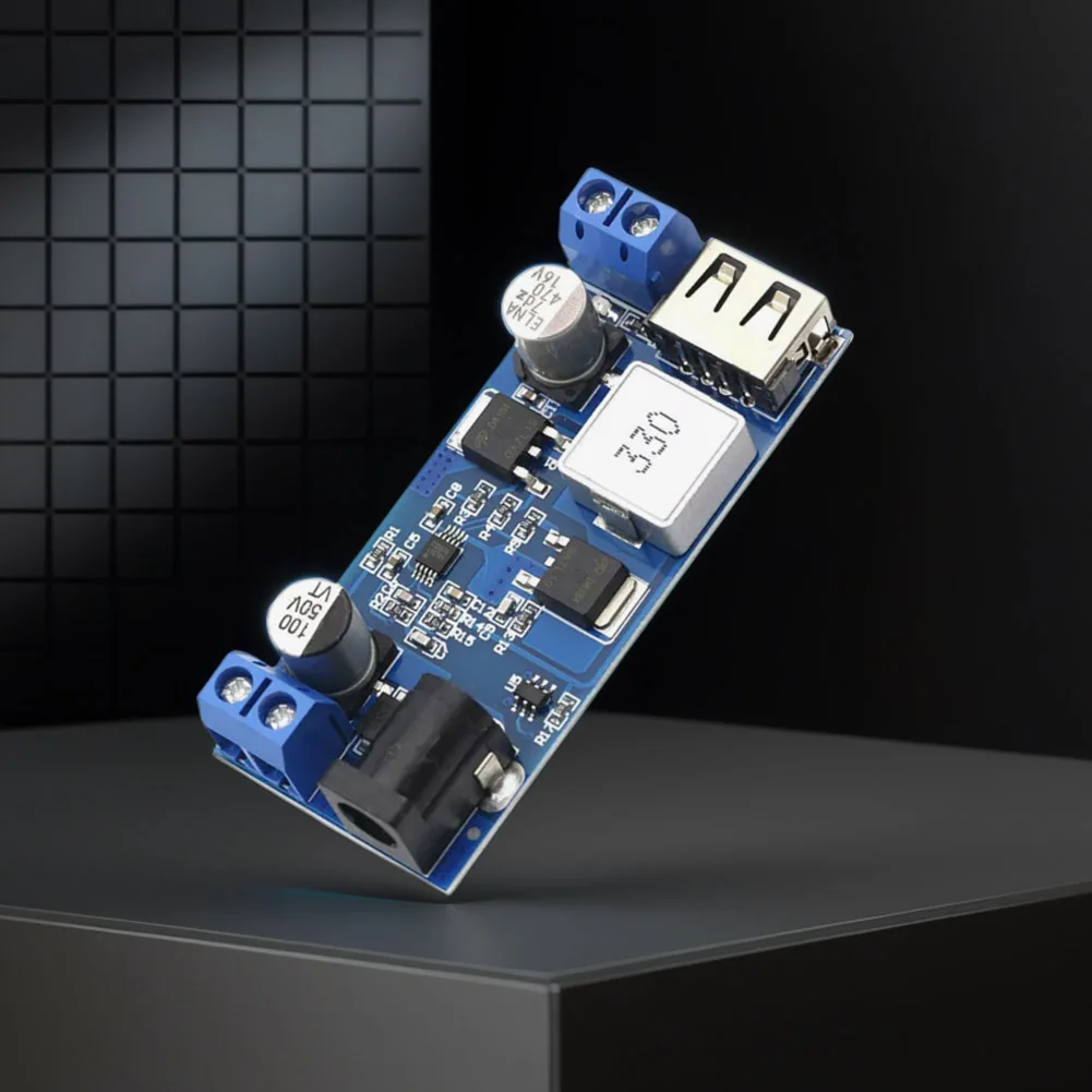 DC-DC 24V/12V → 5V 5A 降圧コンバータモジュール 調整可能電源降圧モジュール スマホ用電源モジュール