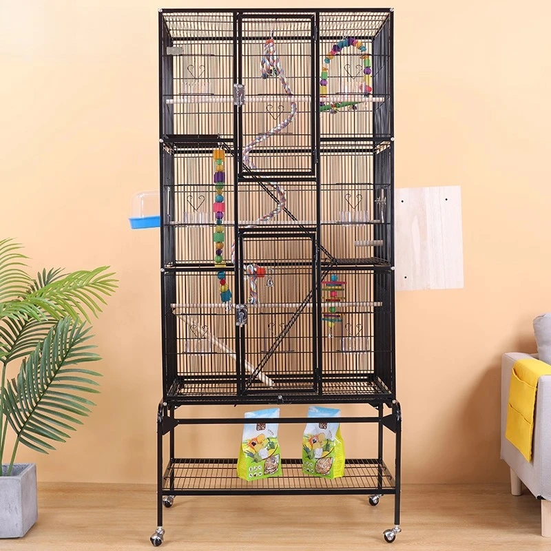 

Luxury villa large bird cage parrot cage breeding cage extra large Xuanfeng tiger skin peony squirrel chinchilla