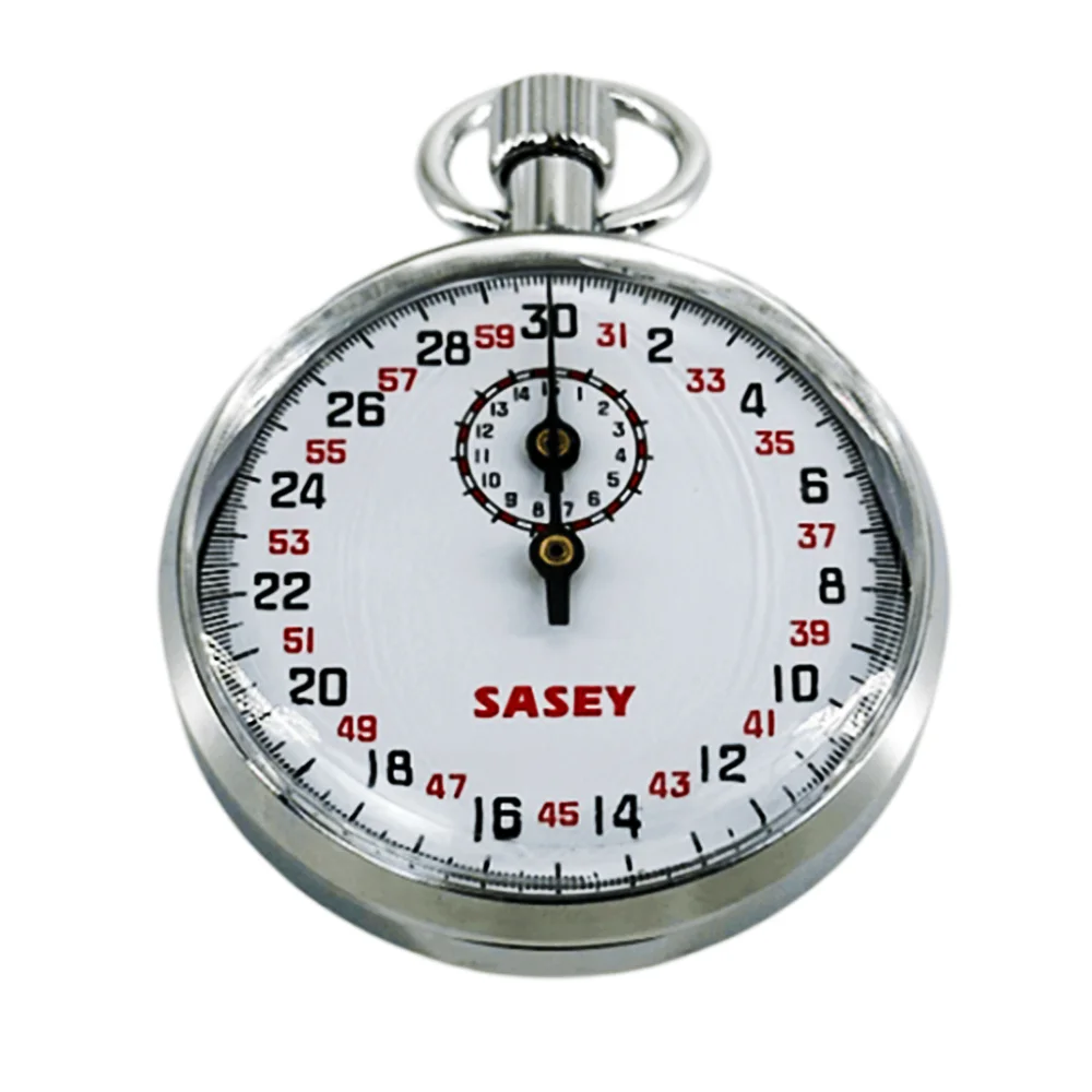 Imagem -02 - Classic Stainless Steel Cronômetro Mecânico Professional Sports Chronograph Running Timer Handheld Stop Ver com Case Sxj504