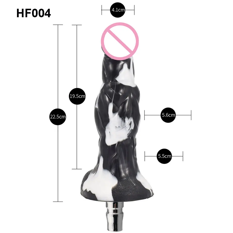 FREDORCH NEW Sex Machine Big Black Dildos VAC-U-LOCK Vibrator For Women Attachments Toys for Adults Realistic