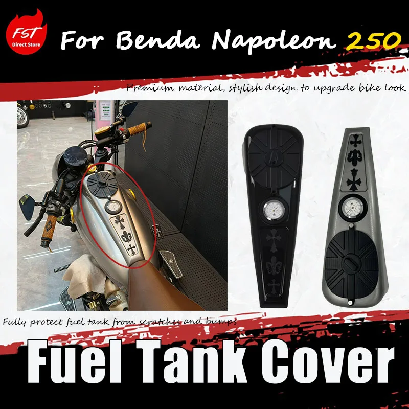 

For Benda Napoleon 250 Rear Accessory Tank Cover Original Factory Molded Decorative Instrument Cover ABS