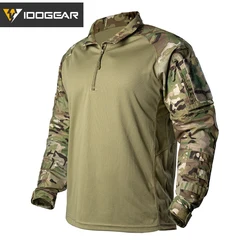 IDOGEAR-Roupas de Combate com Cotovelo, Camisa Tática UFS, BDU, Camisa Respirável, Elasticidade Leve, 3116