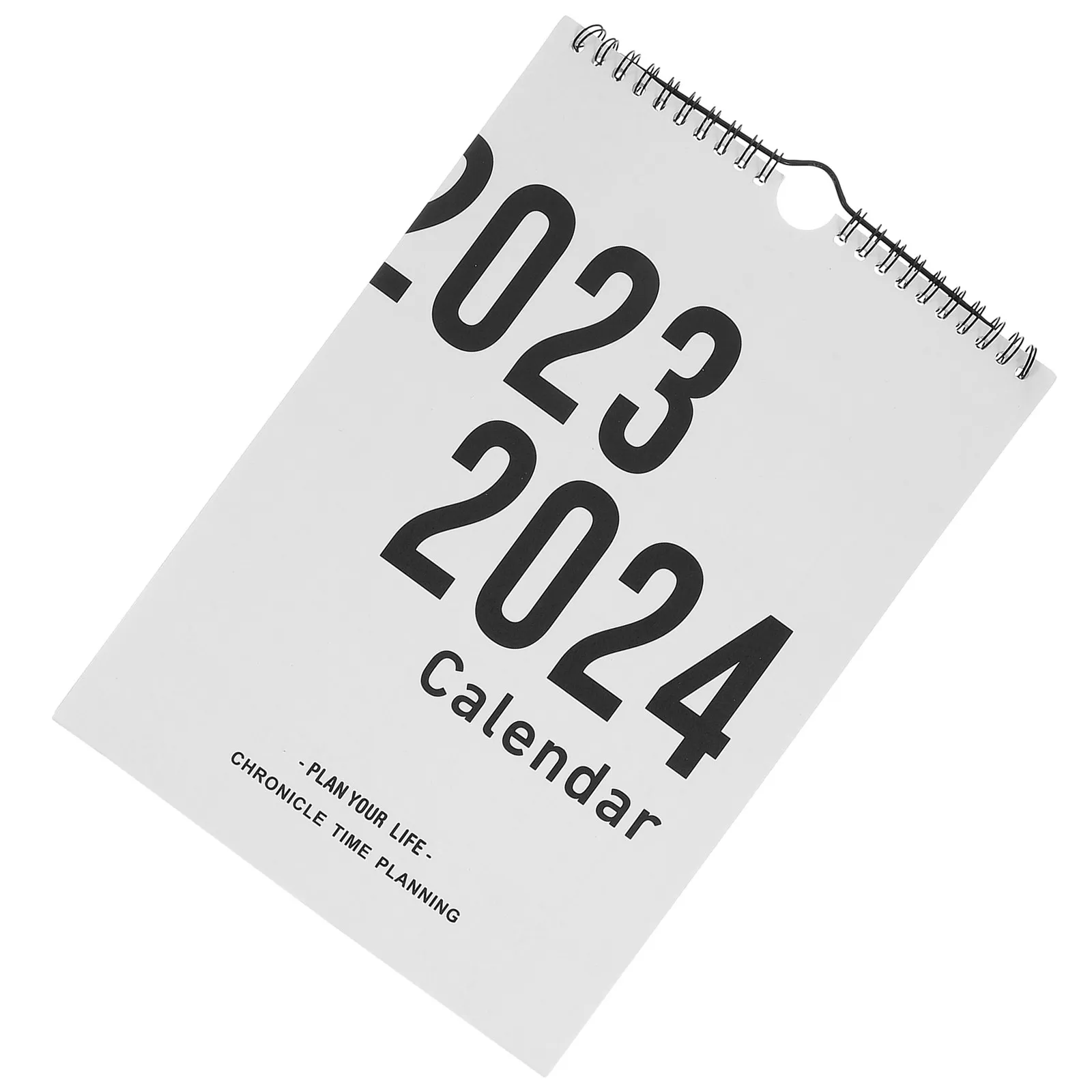 

Spiral Bound Wall Calendar Hanging Hole Design Monthly Organizer for Home Office 2023 2024 Appointment Daily Use Wall Calendar