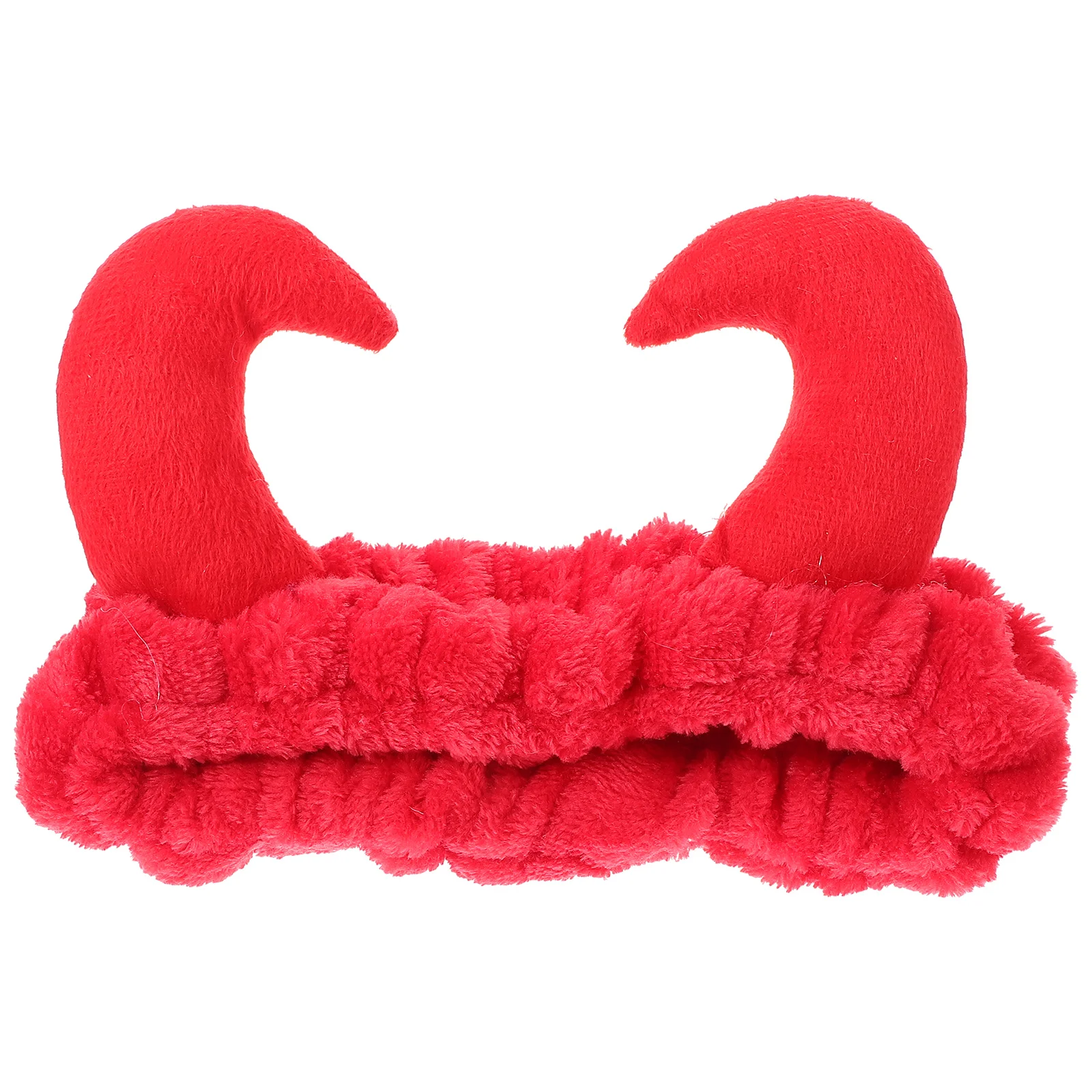 

Hair Band Headband Spa Facial Trumpet Horn Hairband Plush Headbands for Washing Face