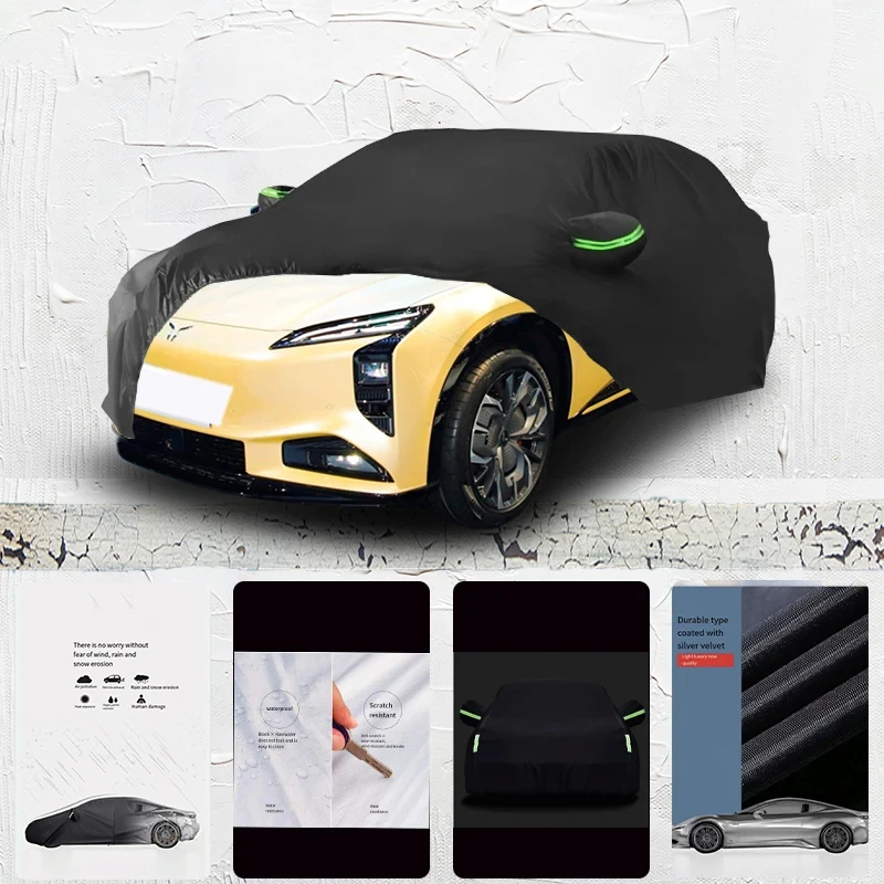 

For Honqi-EH7 Auto Anti snow Anti dust Anti-uv Anti peeling paint And Anti Rainwater 210t car cover Car cover protection