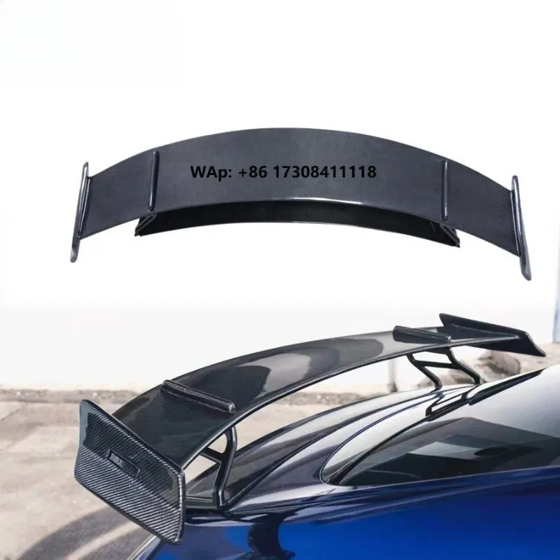 

High Quality for -GT50 GT53 GT63 Dry Carbon Fiber B Style Rear Bumper Wing Spoiler Body Kit