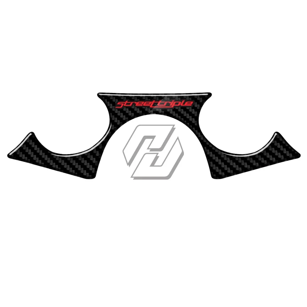 For Street Triple 2007-2014 Motorcycle Triple Tree Yoke Cover Protector Pad Sticker