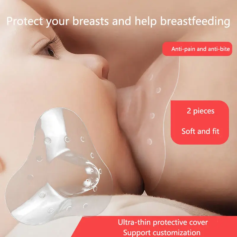 

Новинка 2025 года, силиконовые накладки на соски, без бисфенола А, защитный чехол для сосков для грудного вскармливания, мягкий щиток для кормления грудью для мамы