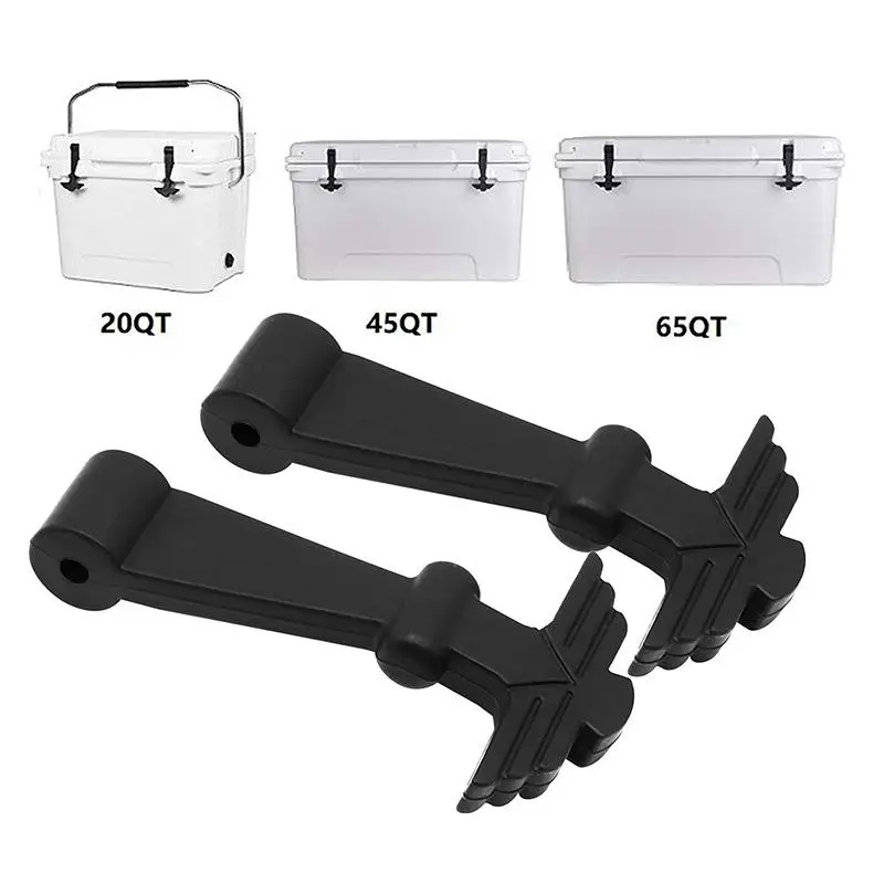 

2 шт., защелки для жесткого охладителя, запасные компоненты, профессиональная блокирующая защелка, Т-образные защелки, высокопроизводительные детали для охладителей Frig