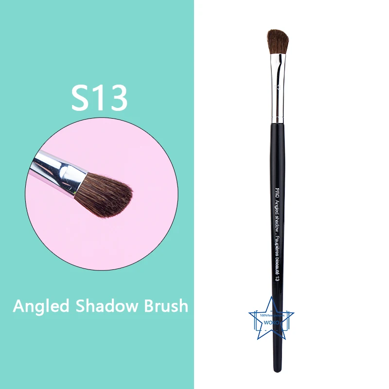 PRO Precision Crease Brush Eyehadow Blending Brush Small Crease Makeup Brushes Horse Hair Tapered Crease Makeup Tool