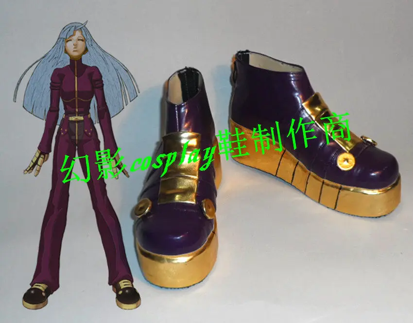 

KOF Kula Diamond Cosplay Shoes The King of Fighters Costume Shoes Halloween Party Carnival Props Boots
