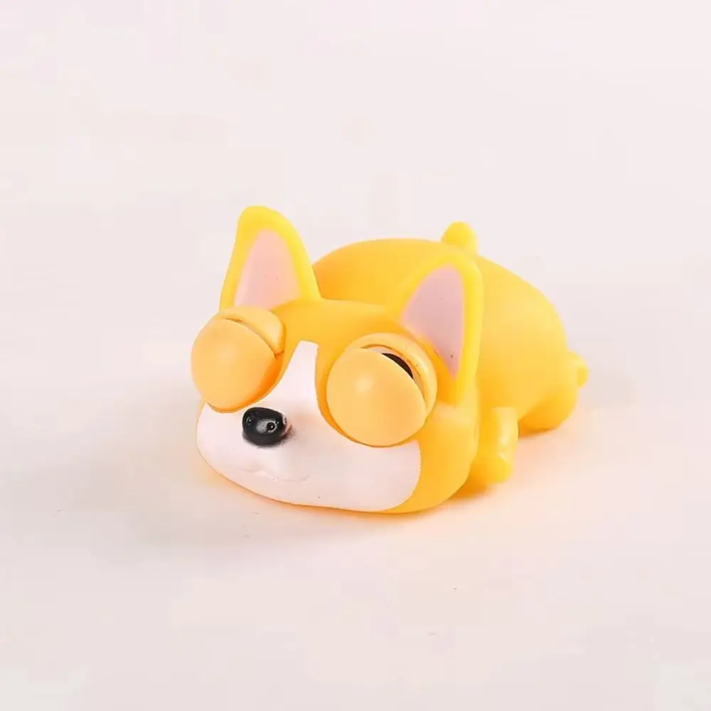 Creative Multiple Types Eyeball Burst Squeeze Sleeping Dogs Pop Up Dogs Pinch Toys Telescopic Pinch Fidget Toy Doll Adult Kids