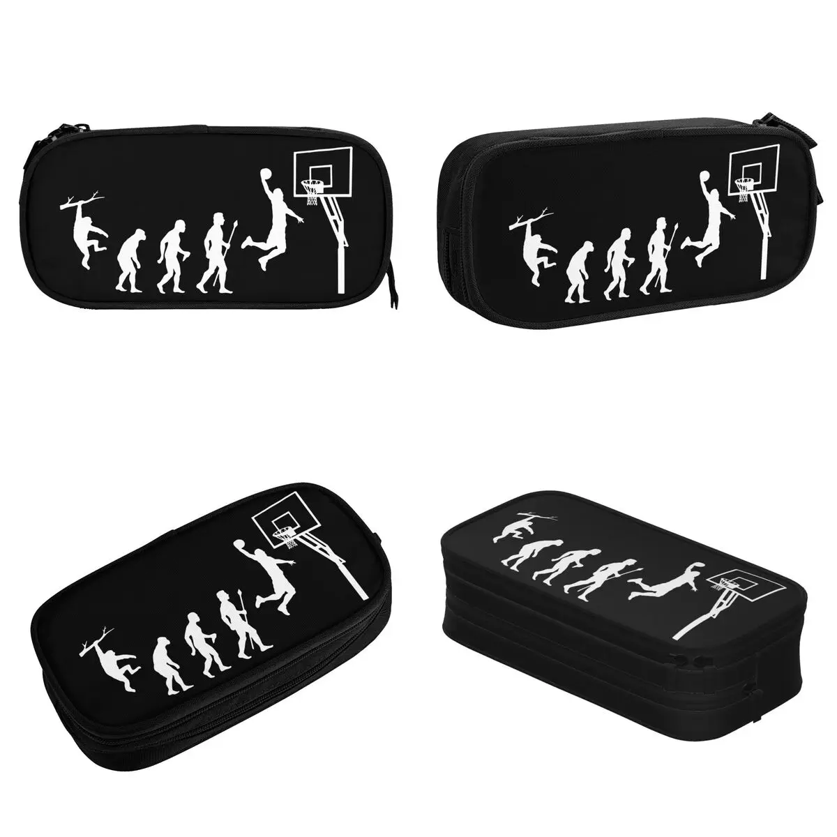 Basketball Evolution Pencil Case Slam Dunk Hanamichi Sport Manga Pencilcases Pen Large Storage Bag School Supplies Stationery