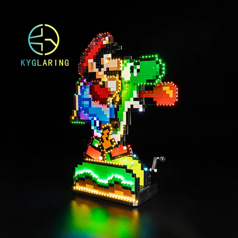 Kyglaring Light Kit For 71438 Super Marioed World: Marioed Yoshis Building Blocks LED Kit Toys (NOT Include the Model) view 2