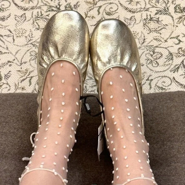 zapatos-planos-de-ballet-dorados-para-mujer-con-bonitos-pliegues-punta-redonda-cuero-suave-comodos-y-modernos