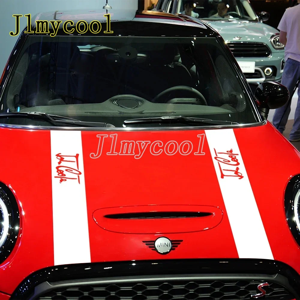Auto-Motorhaube Aufkleber Vinyl-Dekor Dekal Auto-Tuning Zubehör für Cooper S R55 R56 R60 F55 F56 F60 F54 R61 R53 R57