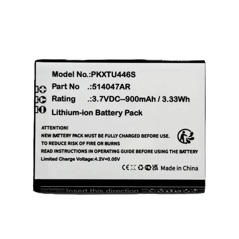Replacement Battery for Senior Flip Phone KX-TU446 KX-TU446/4 KX-TU456 Elderly Flip Mobile Li-ion Battery