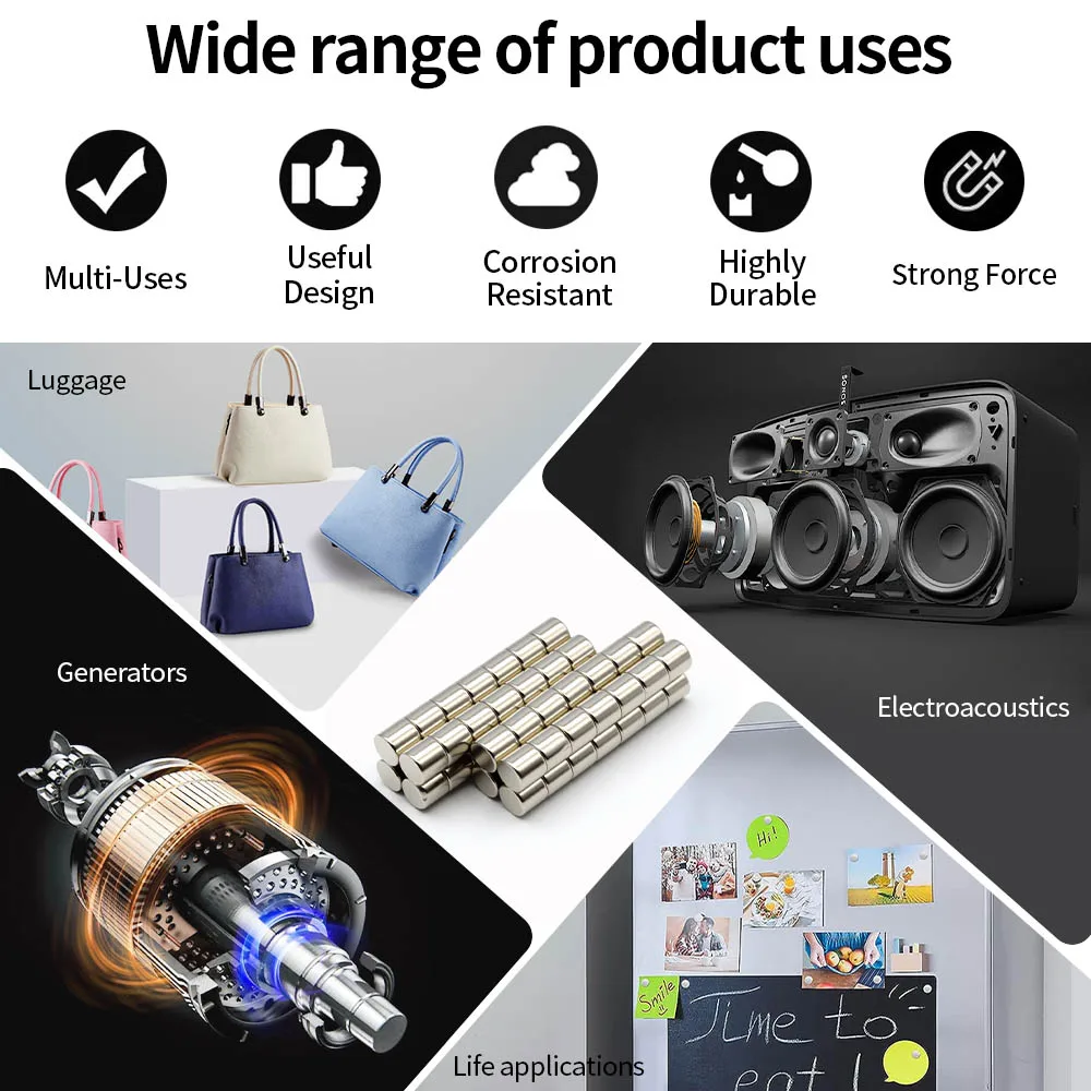 8x8 مللي متر سوبر قوي مغناطيس النيوديميوم N35 ندفيب المغناطيسي الدائم imanes جولة مغناطيس قوي مغناطيس الثلاجة
