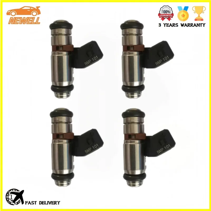 

4pcs IWP101 IWP-101 501.023.02 Fuel injector For Fiat Palio Weekend 1.0 1.3 16V Siena Strada Engine Nozzle