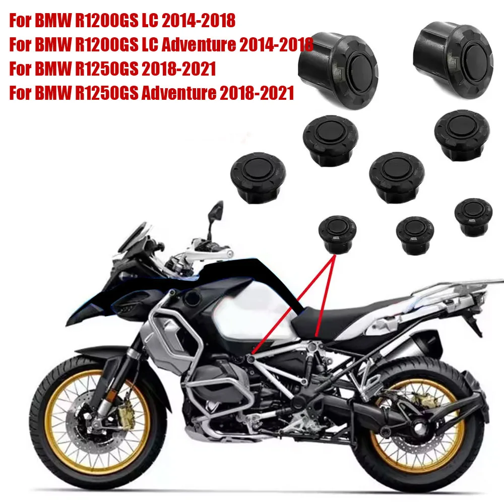 

9pcs Motorcycle Frame Hole Caps Cover Plug for BMW R1200GS R 1200 GS LC Adventure ADV R1250GS R 1250 GS Adventure 2014 - 2021