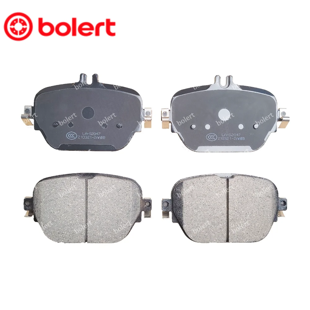 Rear Ceramic Brake Pads Set for Mercedes-Benz 2017-18 E43 18-19 E63 GLC63 AMG D2047 0004206400 0004206500 0004208800 0004209900