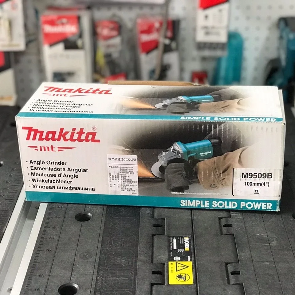 New Makita-M9509B Angle Grinder 100mm SL 850W Heavy Duty