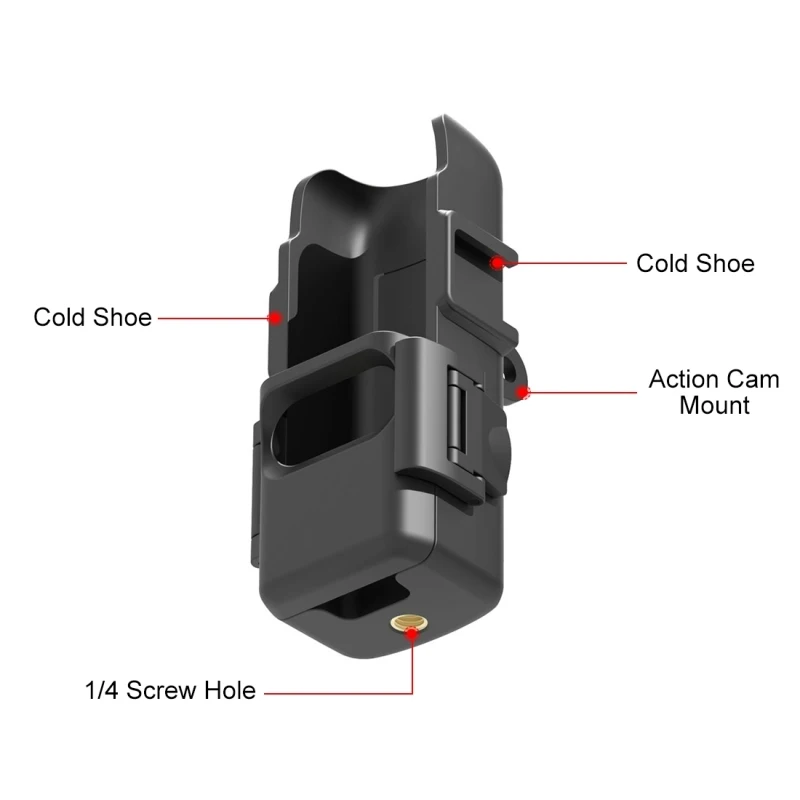 إطار حماية بلاستيكي من PULUZ لملحقات دعامة توسيع الكاميرا الرياضية DJI OSMO Pocket 3