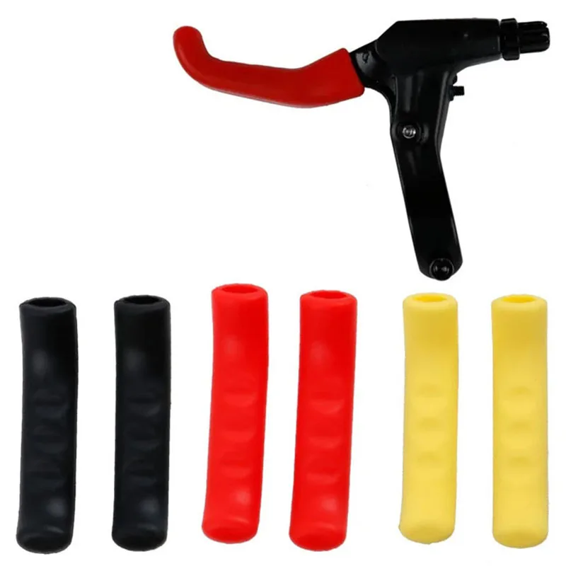 Bike Brake Lever Protective Silicone Bicycle Lever Grips Bicycle Brake Handle Cover Bicycle Accessories