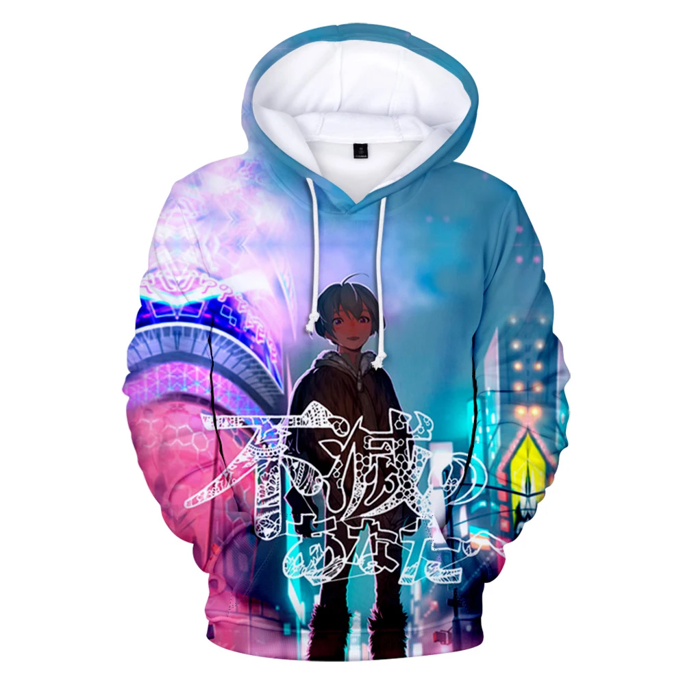 Naar Je Eternity Hoodie Unisex Sweatshirt Met Lange Mouwen Dames Hoodies Japanse Anime Jaren 90 Jeugdige 3d Kleding Plus Size