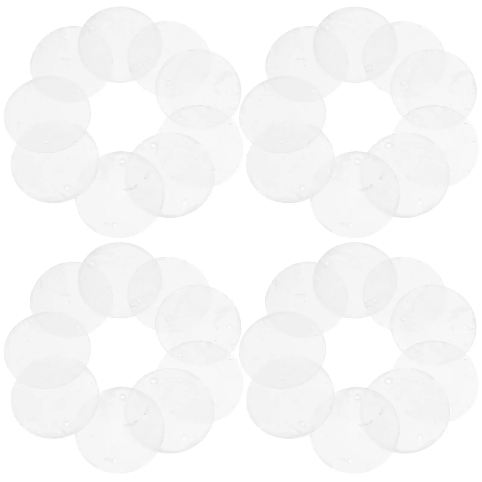 

100 Pcs Jewelry Making Accessory Shell Sheet Decoration Wind Chimes DIY Hanging Pendant Accessories Beading Supplies