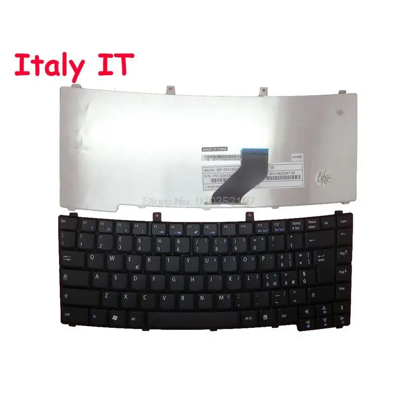 Laptop Keyboard For ACER TM2200 TM2400 MP-05016I0-698 PK13ZKD0I00 KB.TNT07.006 Italy IT NSK-AEC1F/9J.N7082.C1F Slovenian SL New