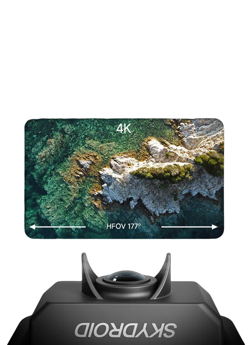 Пластиковый электронный стабилизатор Skydroid C01 4K со стабилизацией EIS, легкая воздушная камера