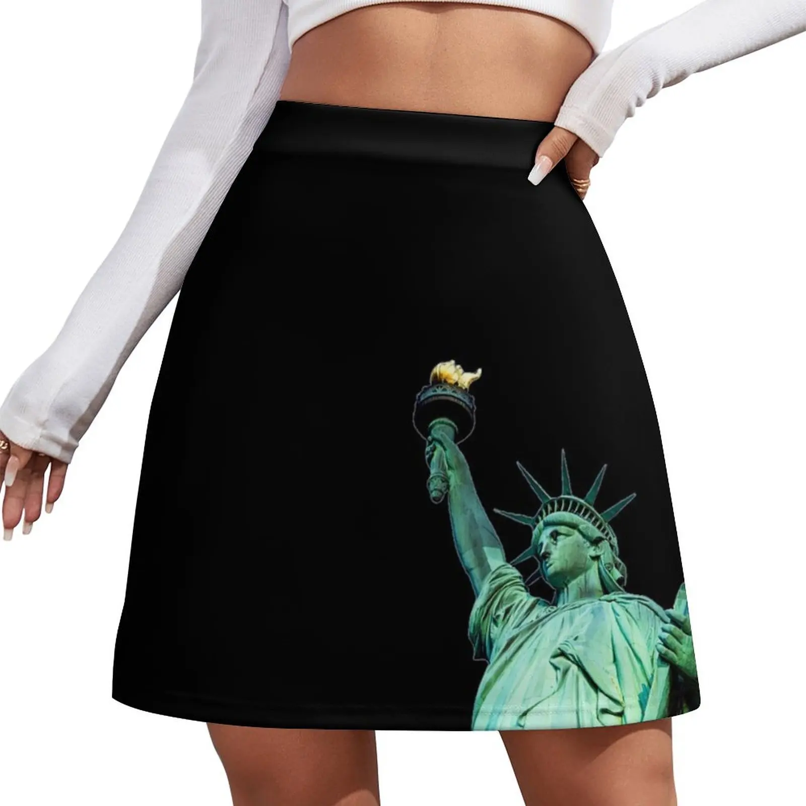 

The Statue Of Liberty Mini Skirt night club outfits Miniskirt woman fashion School skirt