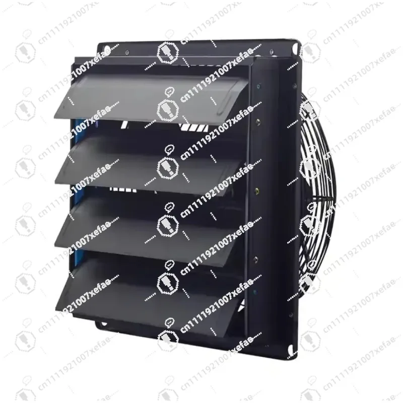 Strong wind strong stainless steel metal electric rear shutter kitchen exhaust fan