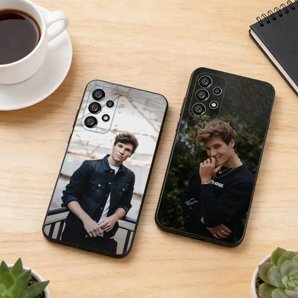 Wincent W-Weiss Singer Phone Case For Samsung S25,S24,S21,S22,S23,S30,Ultra,S20,Plus,Fe,Lite,Note,10,Black Cover
